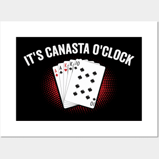 It's Canasta O'clock - canasta lover Posters and Art